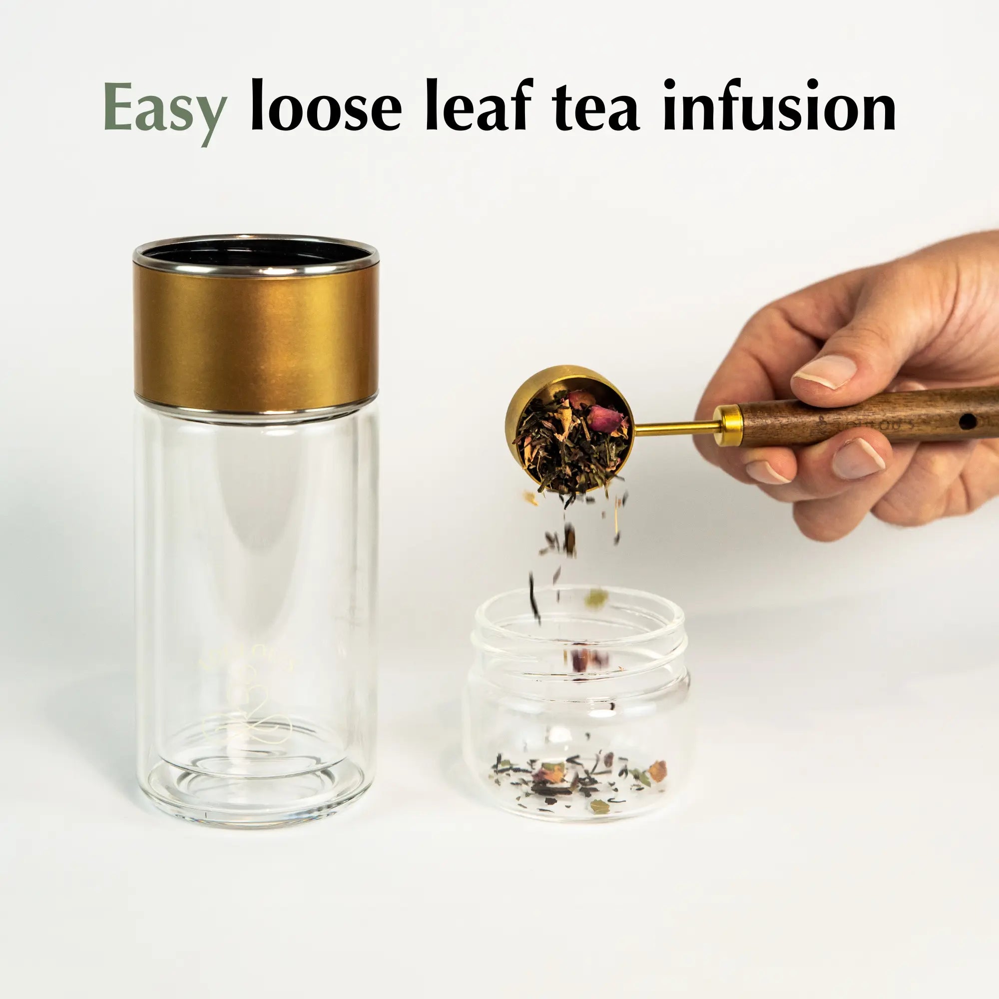 InfuZen Cold Tea Glass Bottle